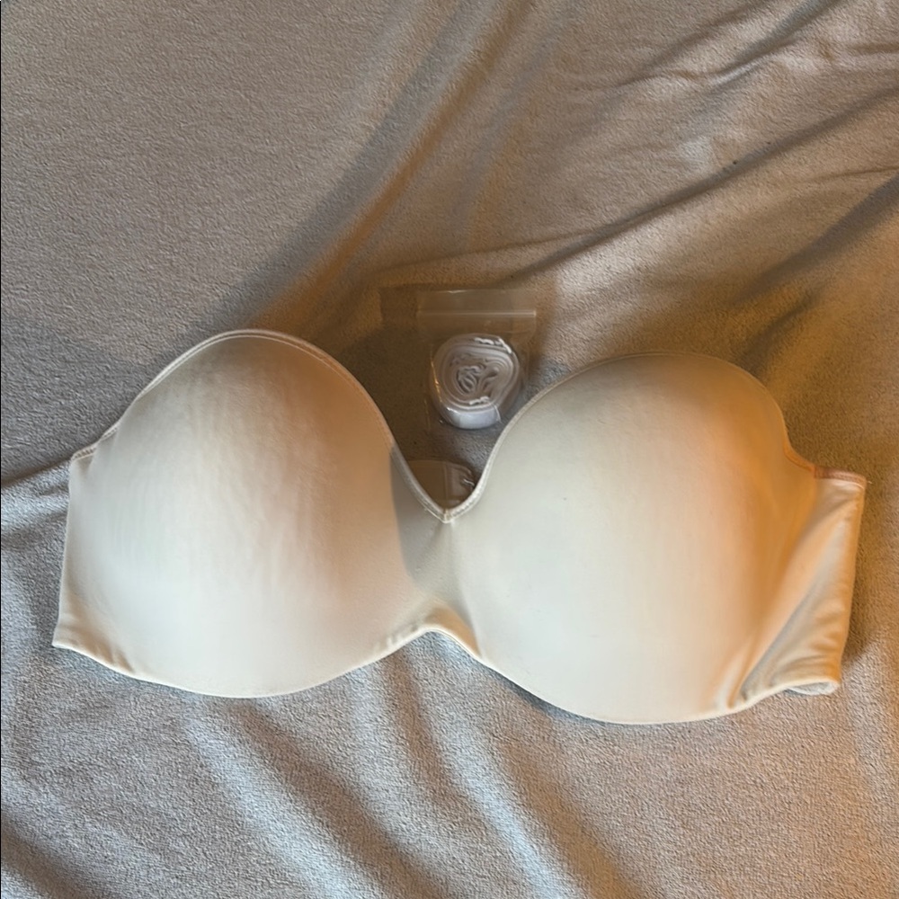 Sweet Nothings 40C Strapless Underwire Women's White Strapless Bra